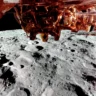 Blue Ghost orbiting moon surface in Jan 2025