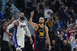 Golden State Warriors' star Stephen Curry has once again etched his name into the NBA record books, becoming the first player ever to reach 4,000 career three-pointers.