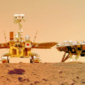 The China National Space Administration released an image showing its Zhurong rover